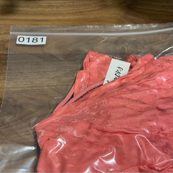 For Love and Lemons Large Pink Gabrielle Satin Mini Dress Party Event Cocktail - Picture 9 of 9